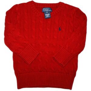Children's Polo Ralph Lauren Red Sweater SIZE 2Y